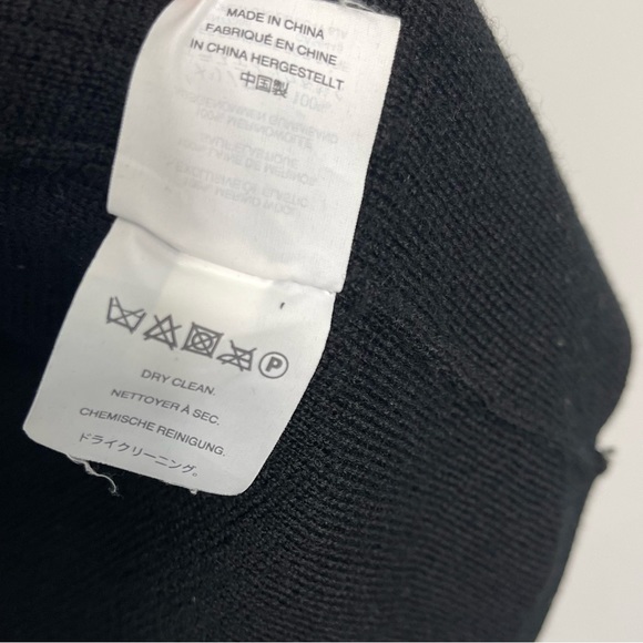 J Crew Open Front Sweater Blazer Black XS Merino Wool Knit Cardigan G7746 - Picture 8 of 13